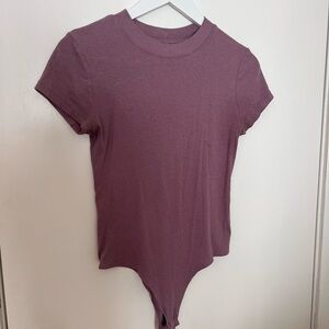 Women's Purple Bodysuit Top